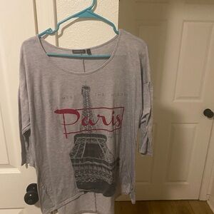 Hannah Light Gray Top